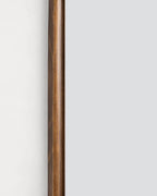 Rectangular wall mirror 122x51 cm in Eimar pine wood