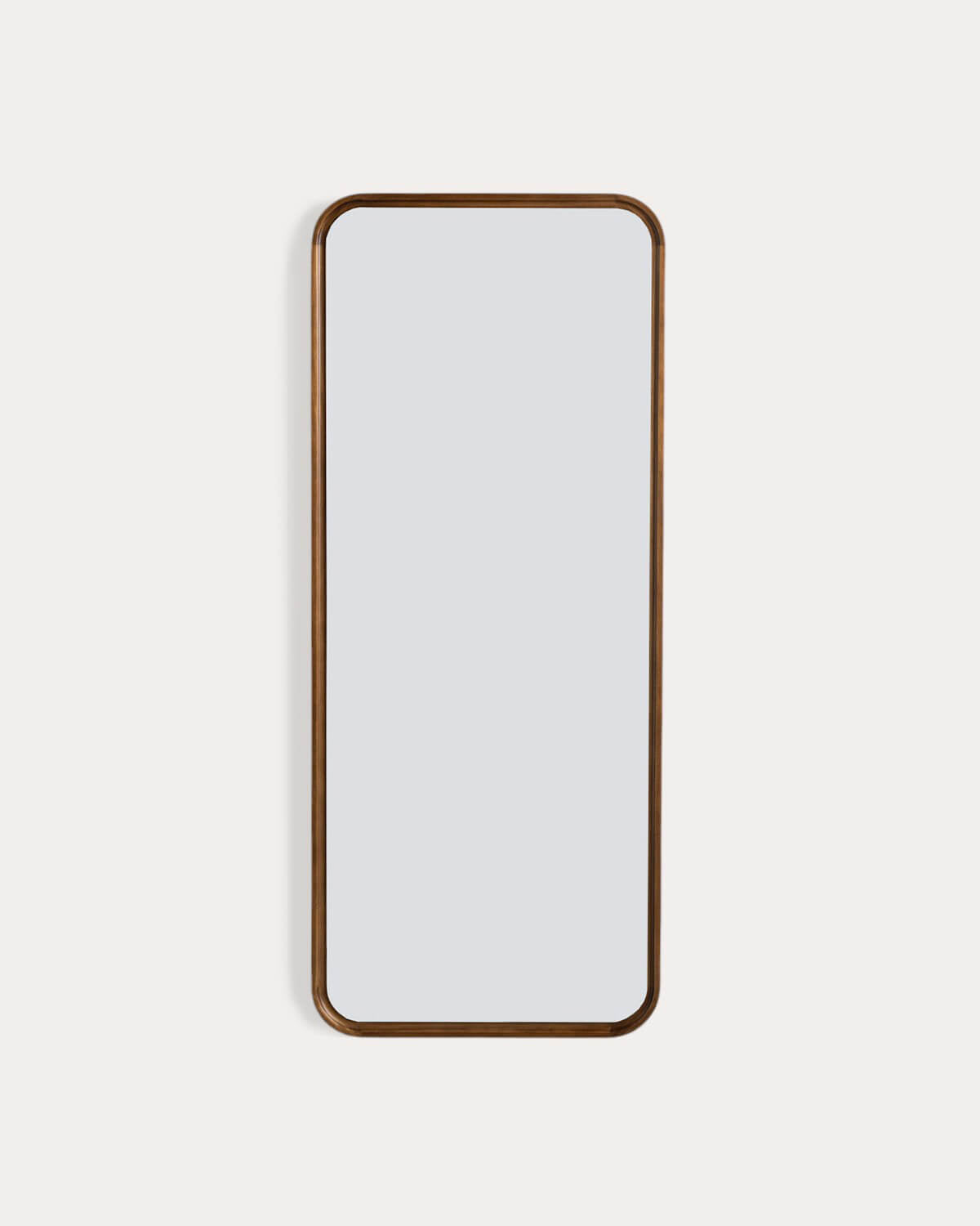 Rectangular wall mirror 122x51 cm in Eimar pine wood