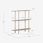 Idris metal shelf 81x90 cm
