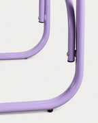 Armchair with armrests in aluminum and synthetic rattan Emba Studio