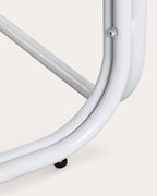 Armchair with armrests in aluminum and synthetic rattan Emba Studio