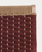 Mirle acacia wood and rope garden armchair