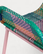 Emba Studio aluminum and synthetic rattan armchair