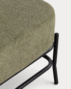 Elin fabric and metal armchair
