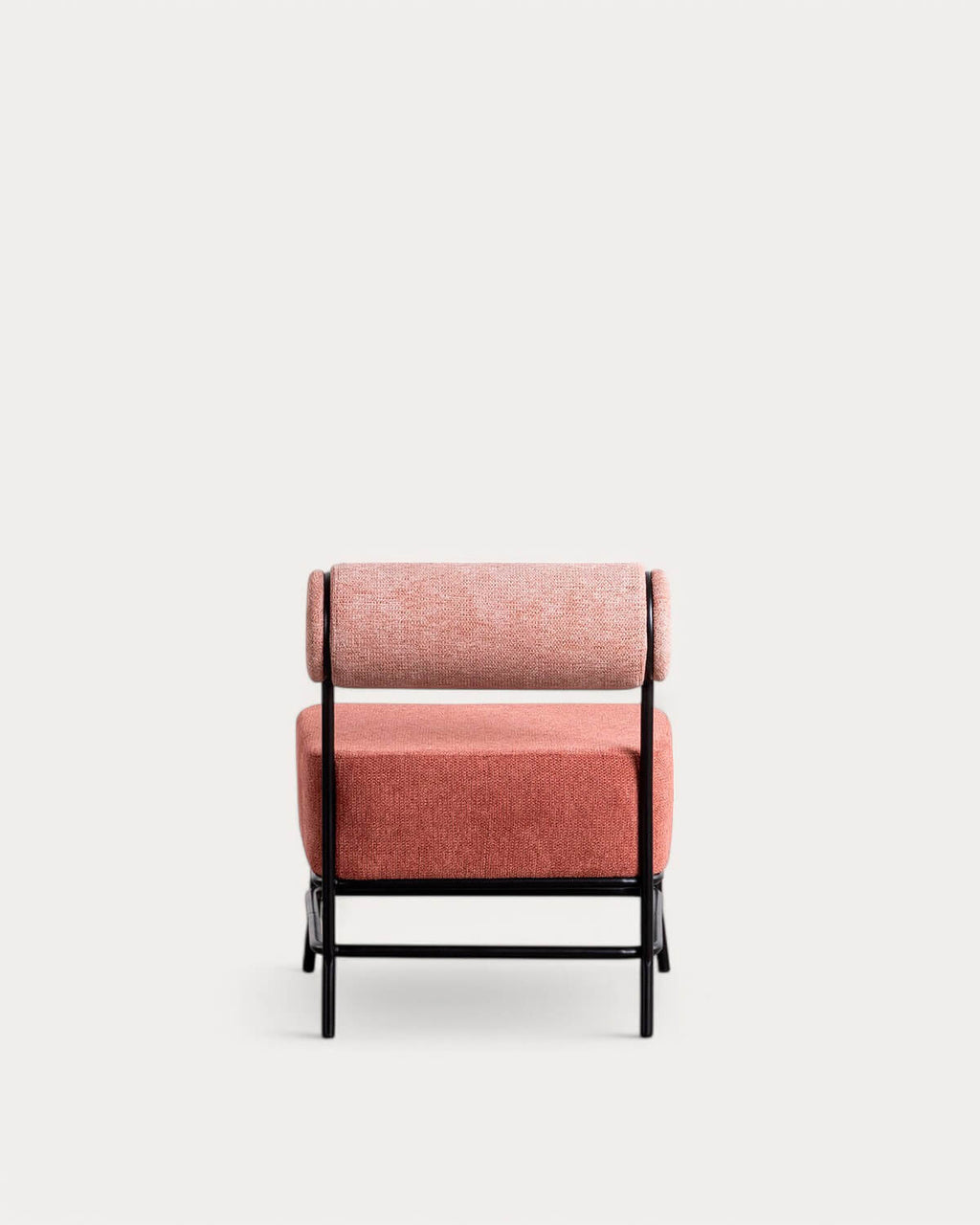 Elin fabric and metal armchair