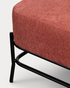 Elin fabric and metal armchair