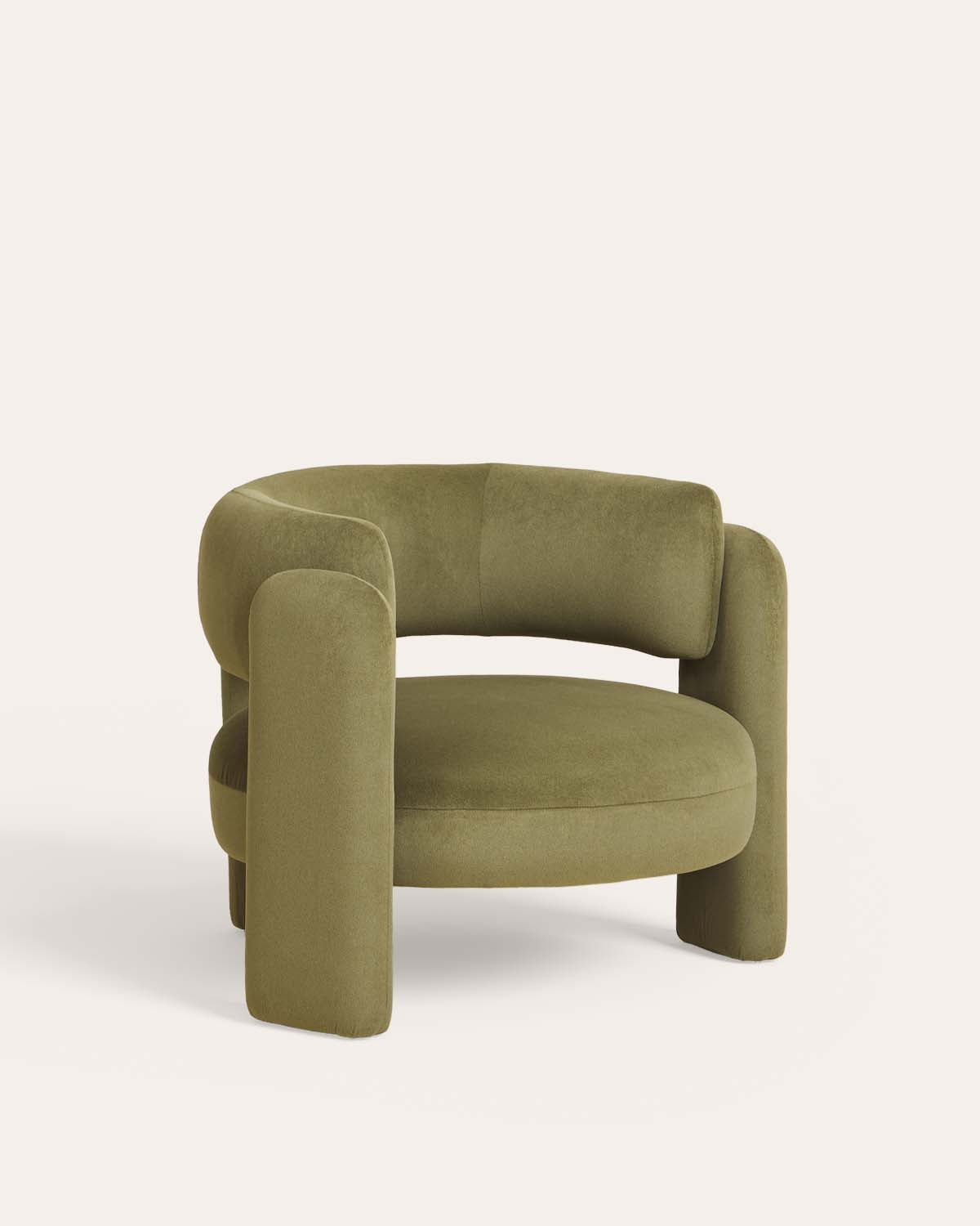 Jelte fabric armchair