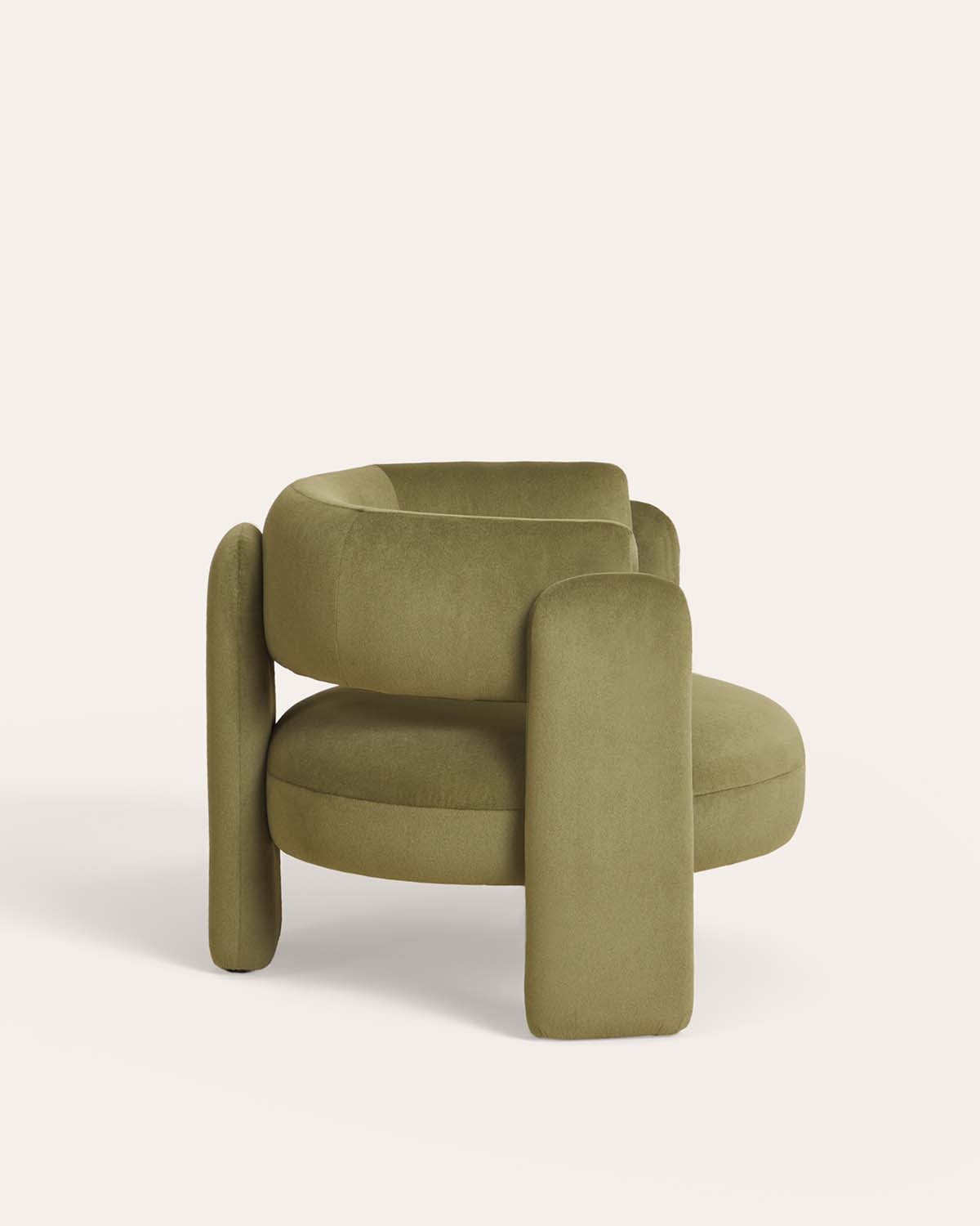 Jelte fabric armchair