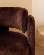 Jelte fabric armchair