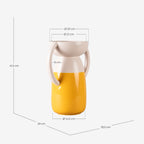 Large XL dolomite vase Mig Litchi