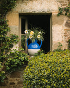 Large XL dolomite vase Mig Melon