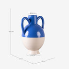 Large XL dolomite vase Mig Melon