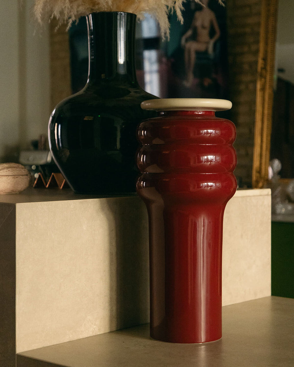 Large Gilum dolomite XL vase