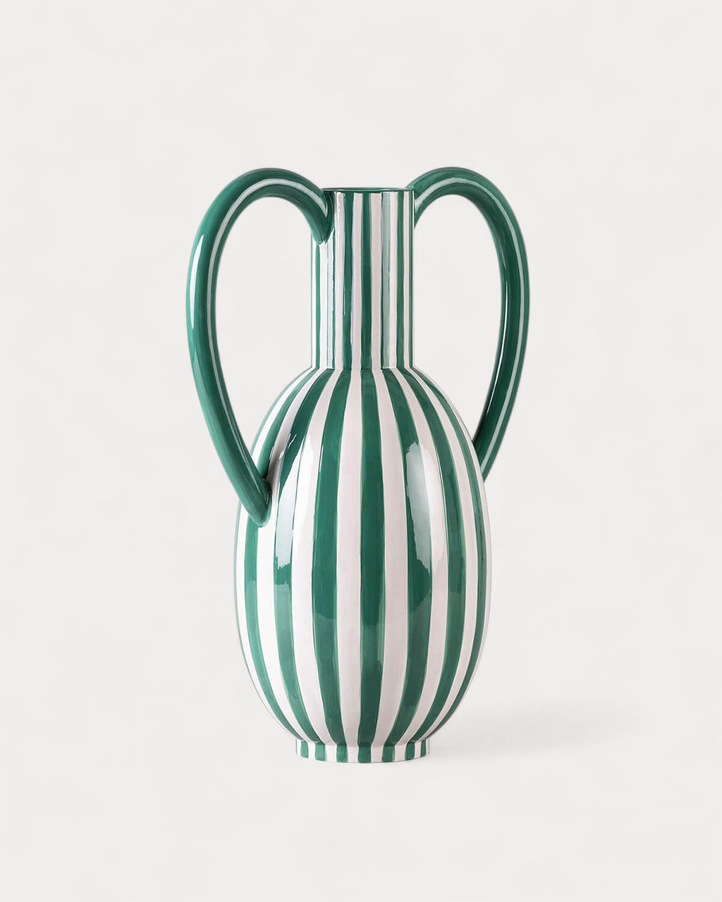 Large XL dolomite vase Peral Lines