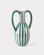 Large XL dolomite vase Peral Lines