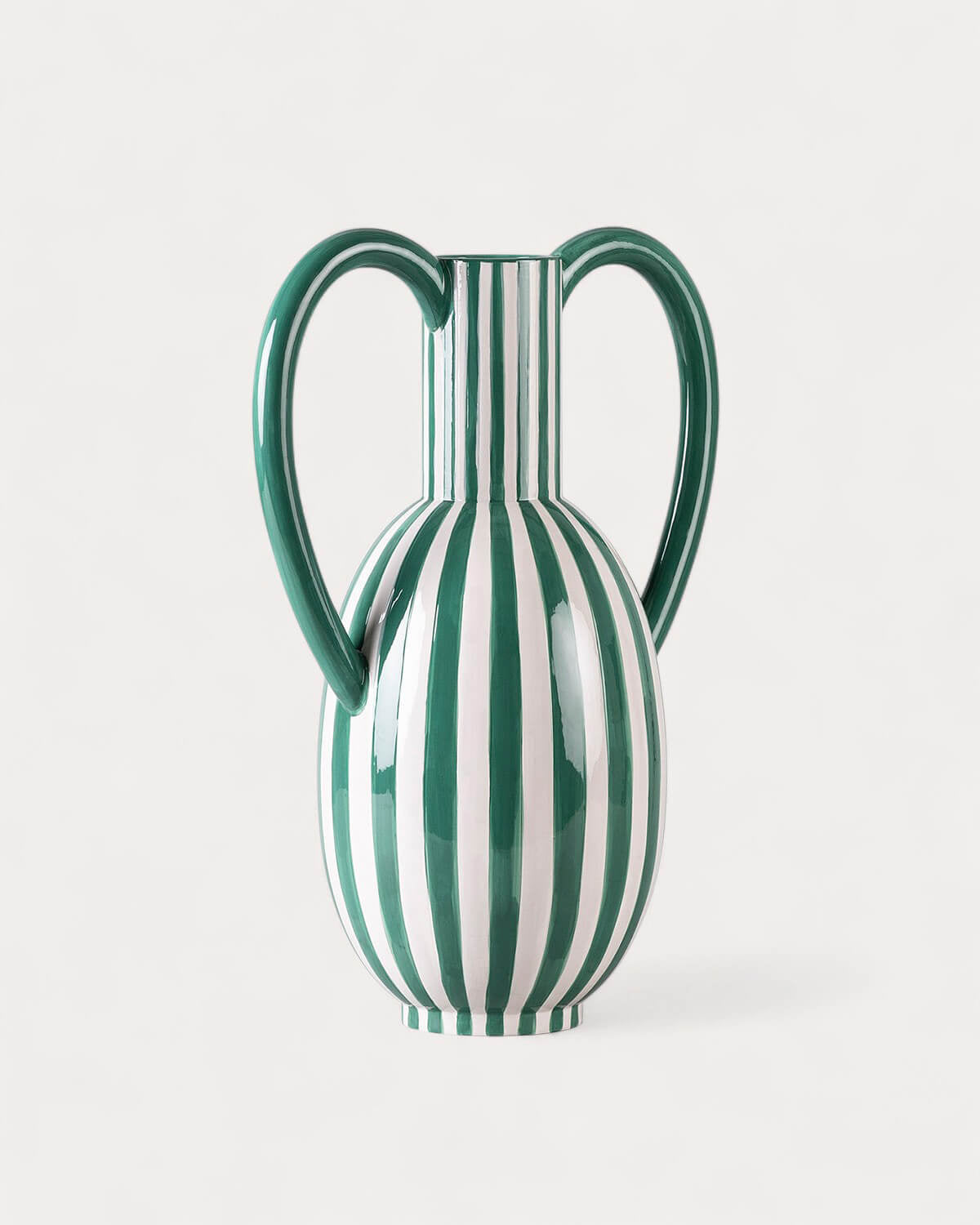 Large XL dolomite vase Peral Lines