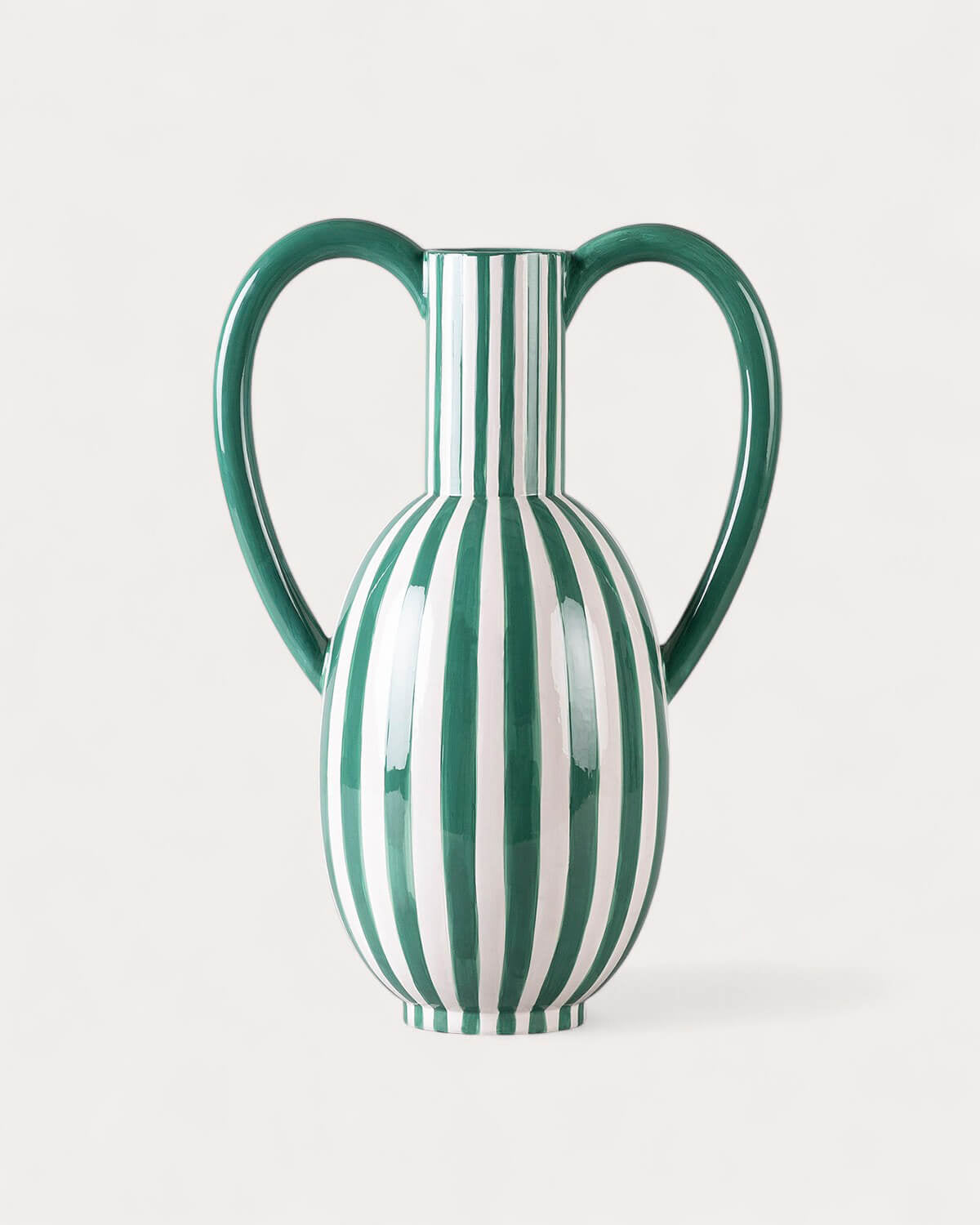 Large XL dolomite vase Peral Lines