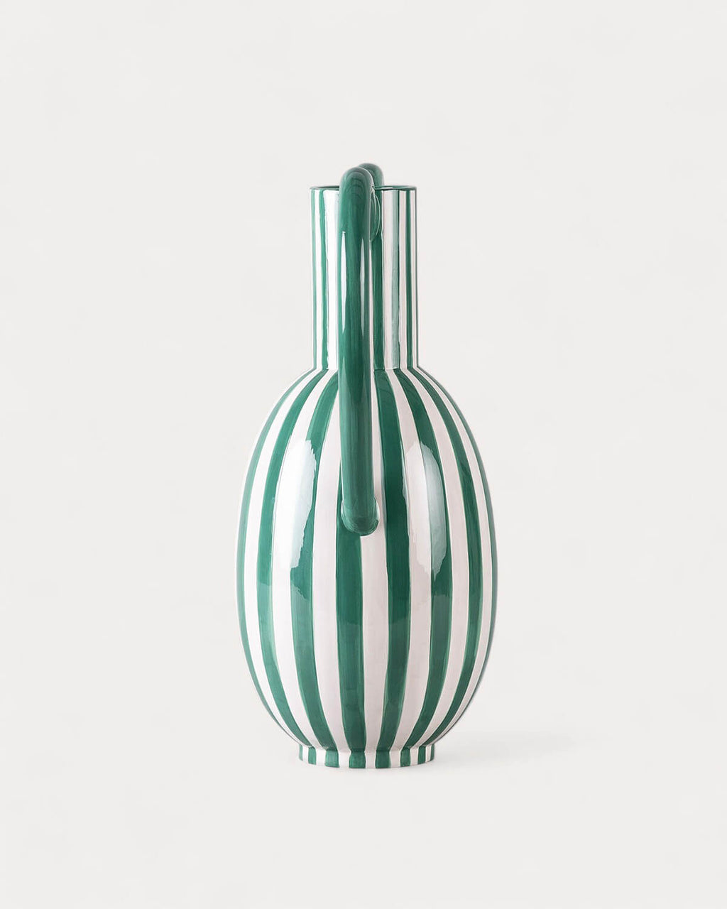 Large XL dolomite vase Peral Lines