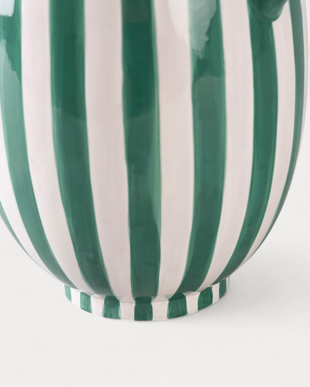 Large XL dolomite vase Peral Lines
