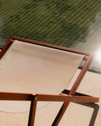 Rilas reclining aluminum lounge chair