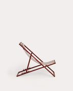 Rilas reclining aluminum lounge chair