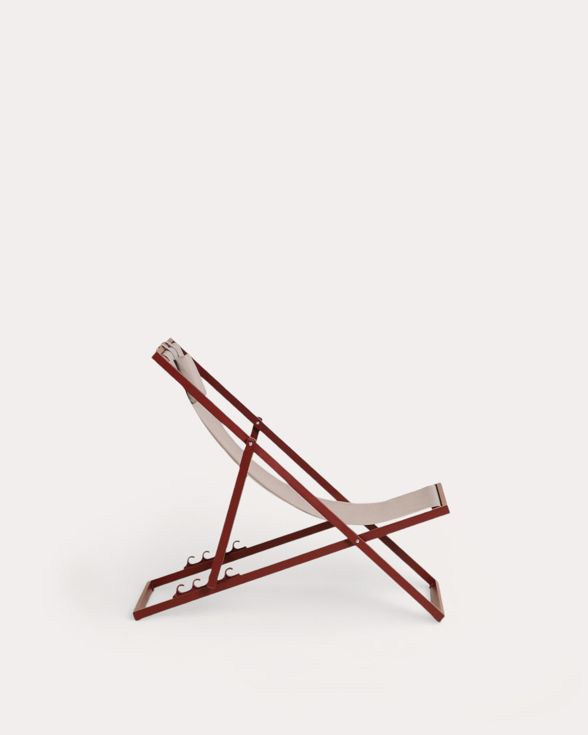 Rilas reclining aluminum lounge chair
