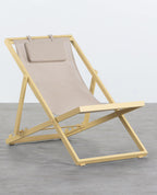 Rilas reclining aluminum lounge chair