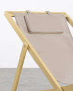 Rilas reclining aluminum lounge chair