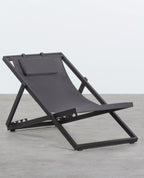 Rilas reclining aluminum lounge chair
