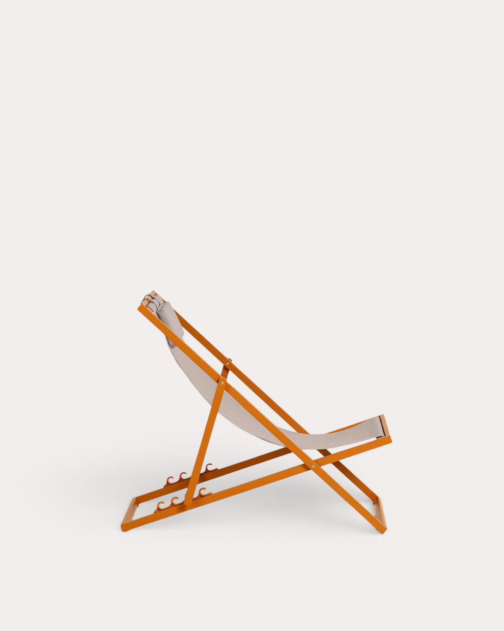 Rilas reclining aluminum lounge chair