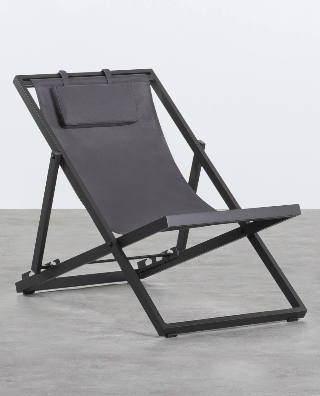 Rilas reclining aluminum lounge chair