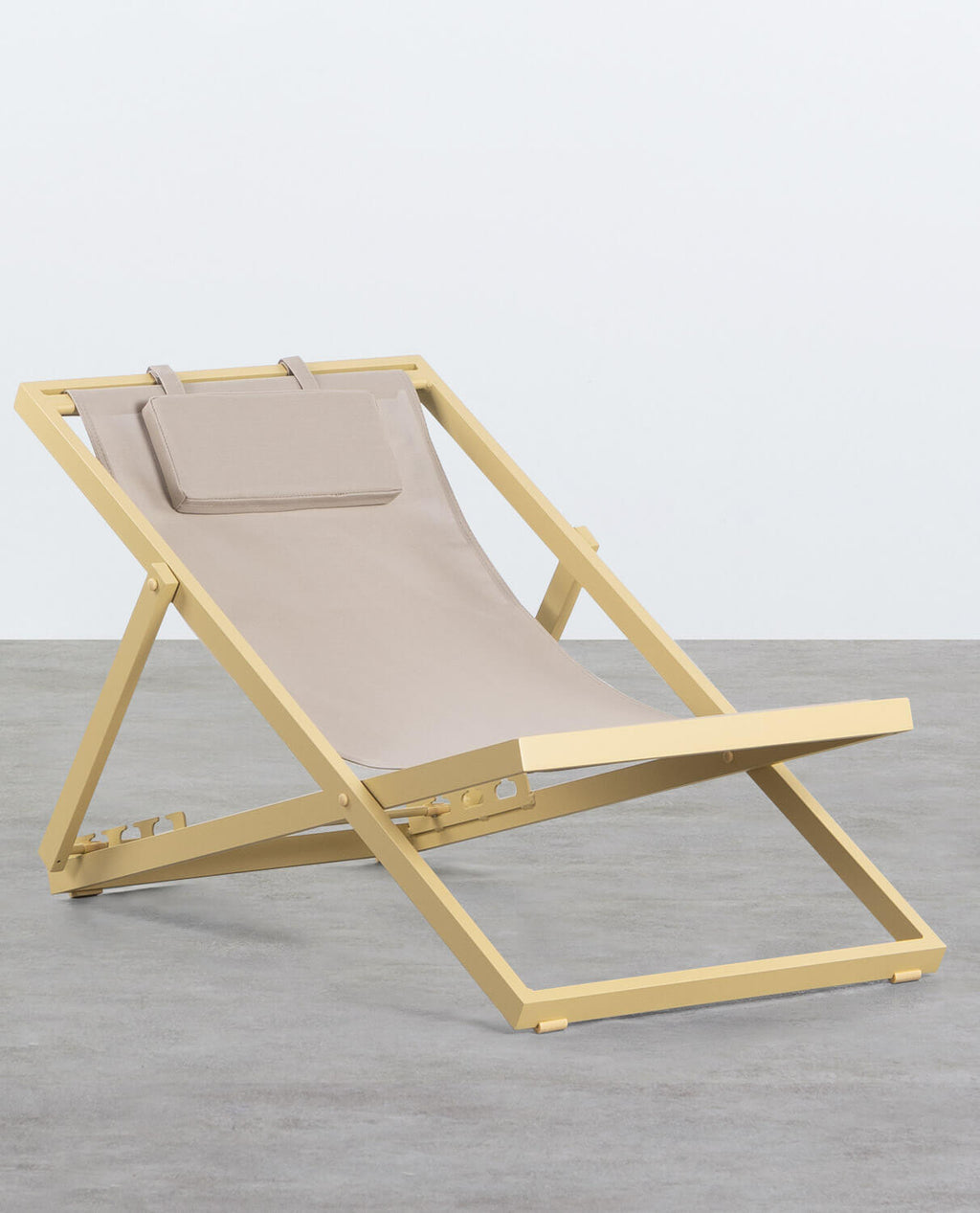 Rilas reclining aluminum lounge chair