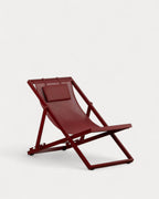 Rilas reclining aluminum lounge chair