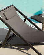 Rilas reclining aluminum lounge chair