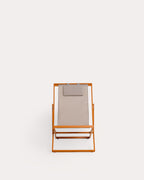 Rilas reclining aluminum lounge chair