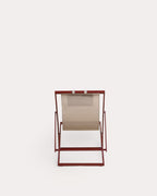 Rilas reclining aluminum lounge chair