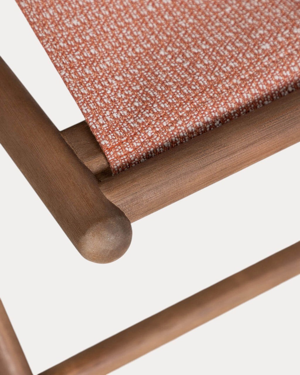 Reclining Hammock in Eucalyptus Wood and Elnes Fabric
