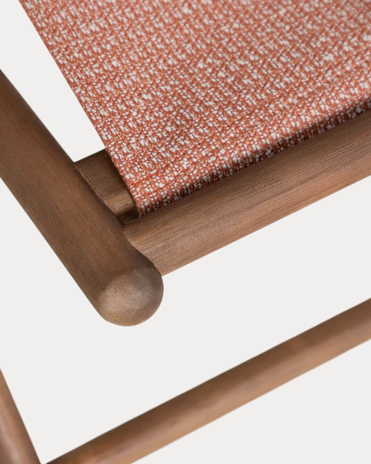 Reclining Hammock in Eucalyptus Wood and Elnes Fabric