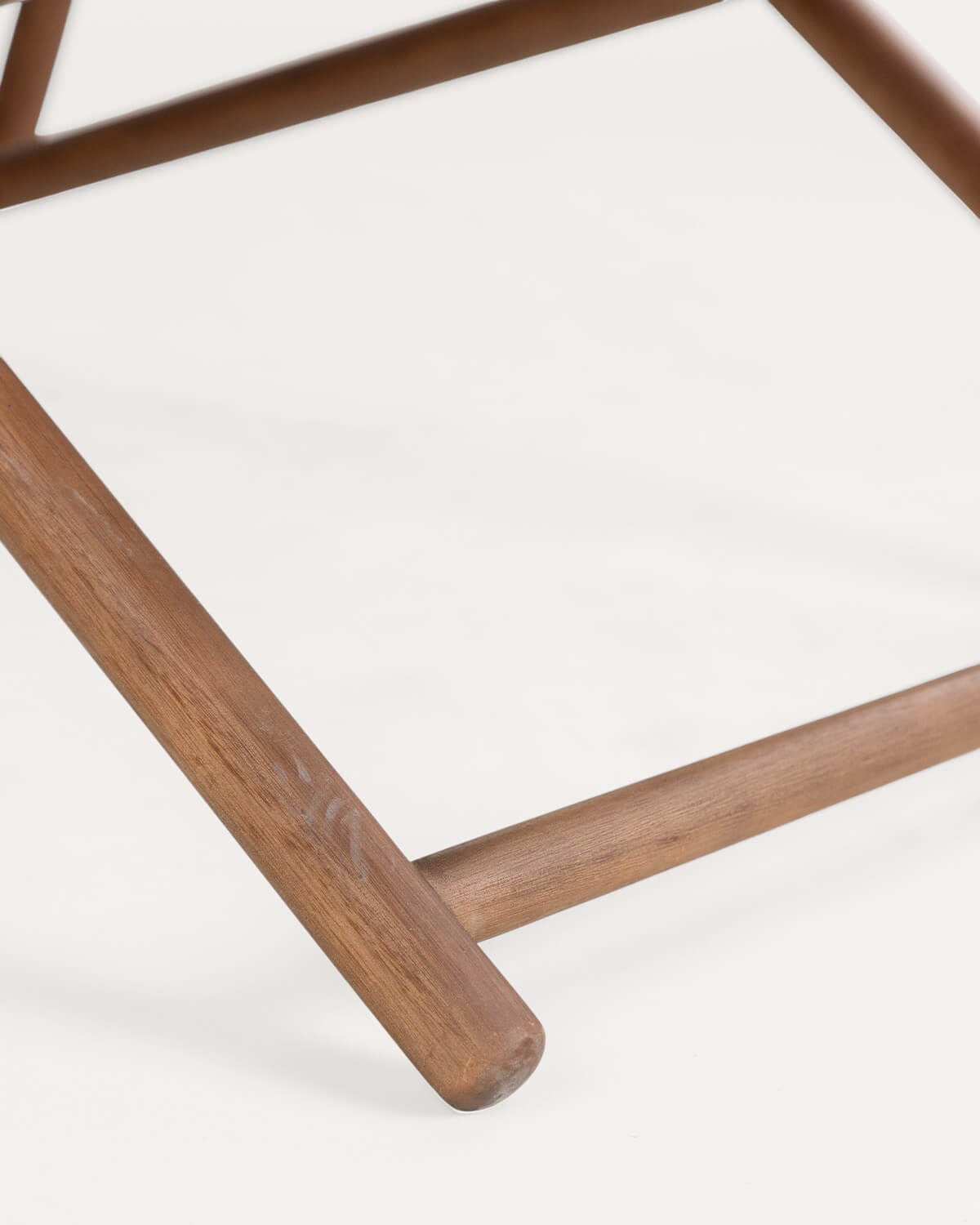 Reclining Hammock in Eucalyptus Wood and Elnes Fabric