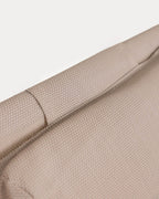 Ohiane metal and fabric reclining sun lounger