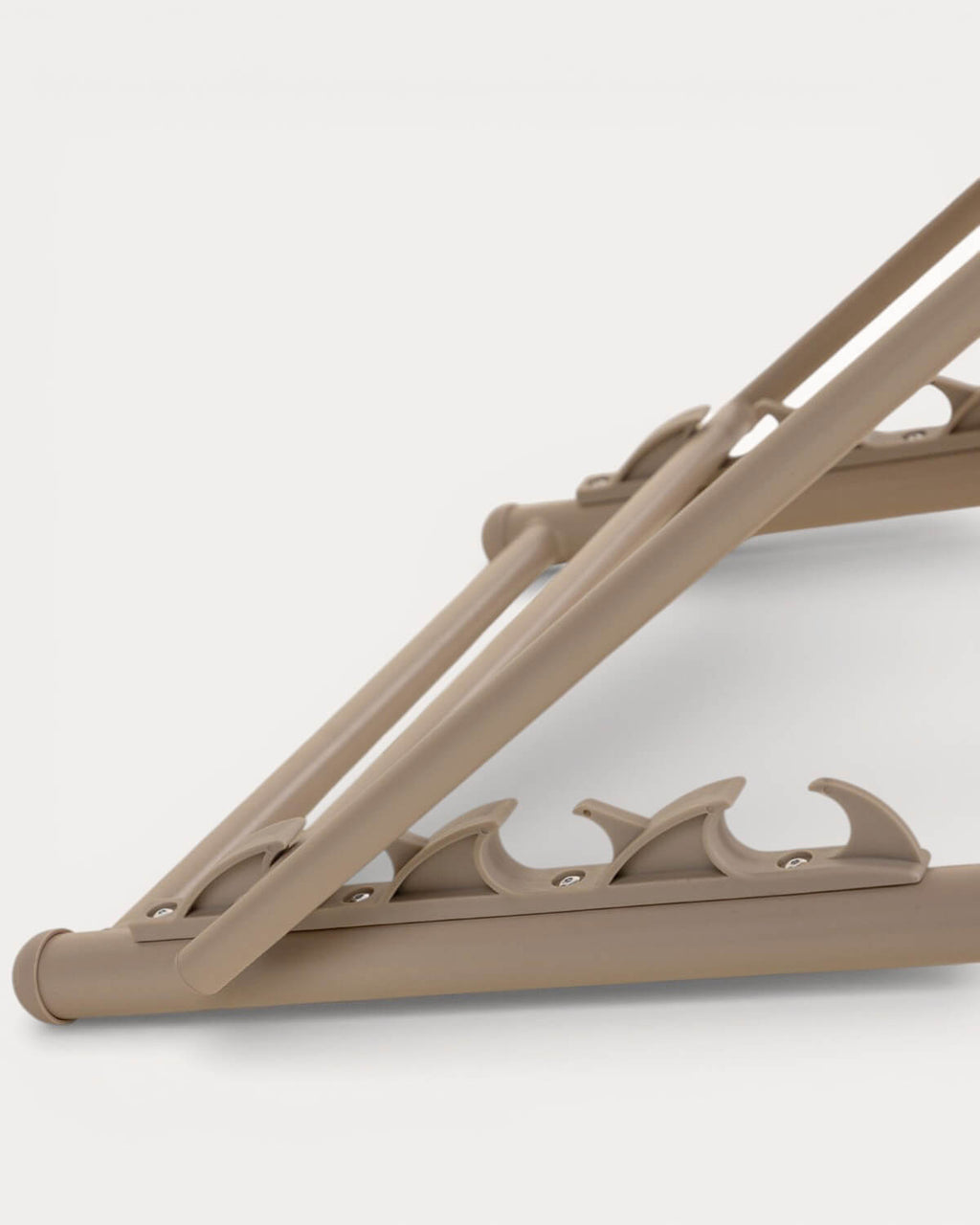 Ohiane metal and fabric reclining sun lounger