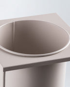 Set of 3 Cosme round metal planters