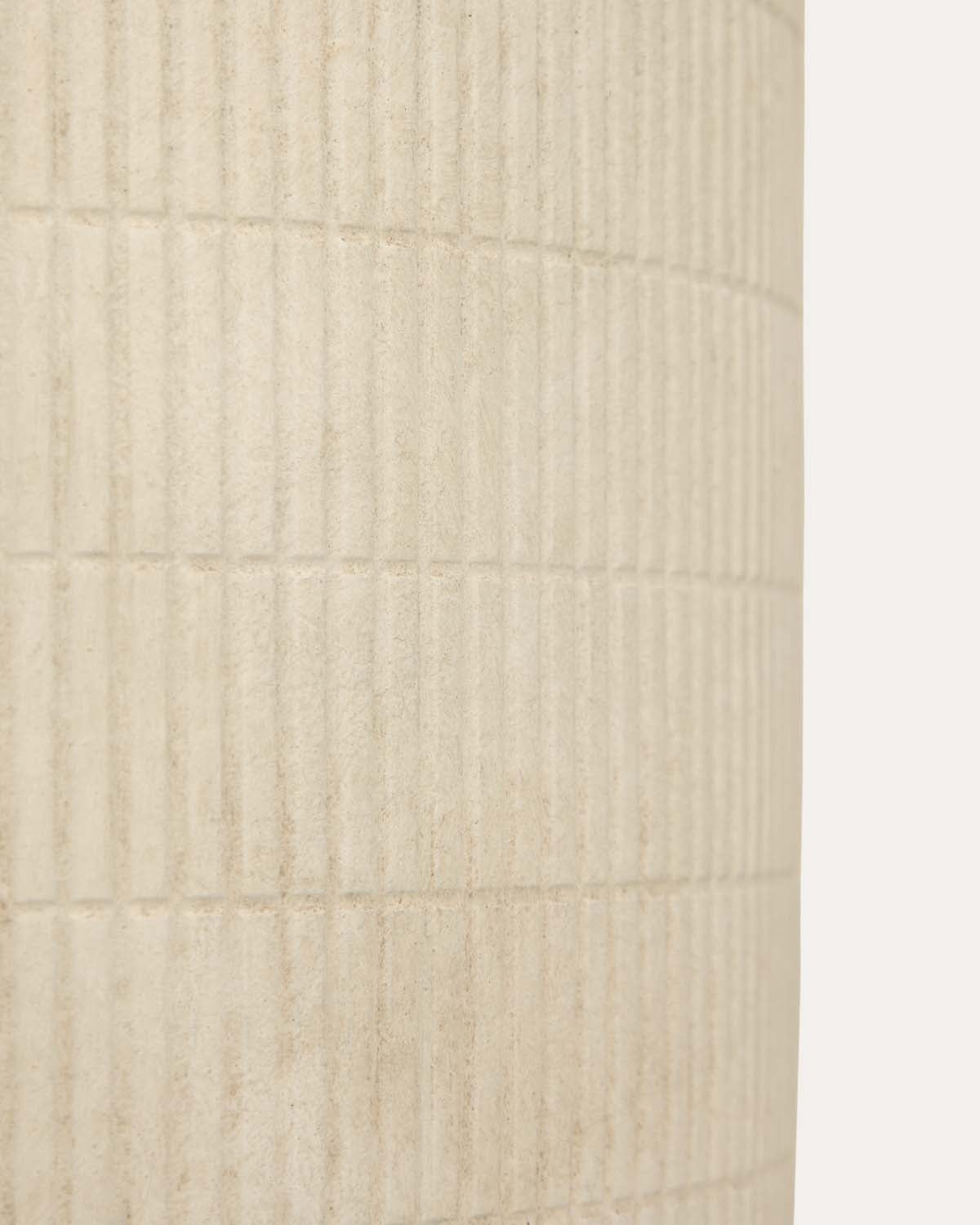 Potos high round cement plant pot