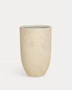 Potos high round cement plant pot