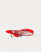 Decorative poster 29.7x42 cm Red Misty by Medina Òscar, limited edition