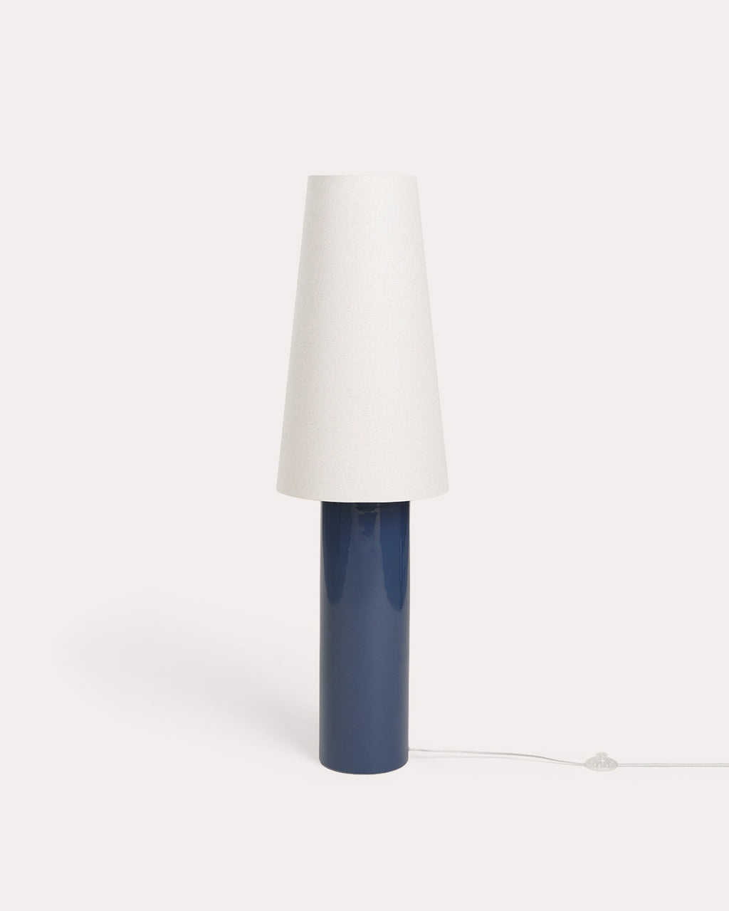 Haruo ceramic and fabric floor lamp