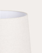 Haruo ceramic and fabric floor lamp