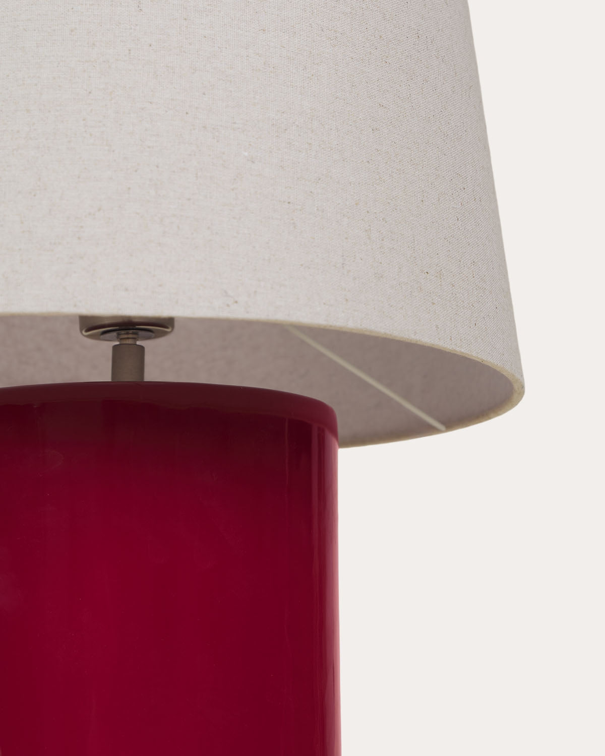Haruo ceramic and fabric floor lamp