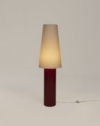 Haruo ceramic and fabric floor lamp