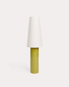 Haruo ceramic and fabric floor lamp